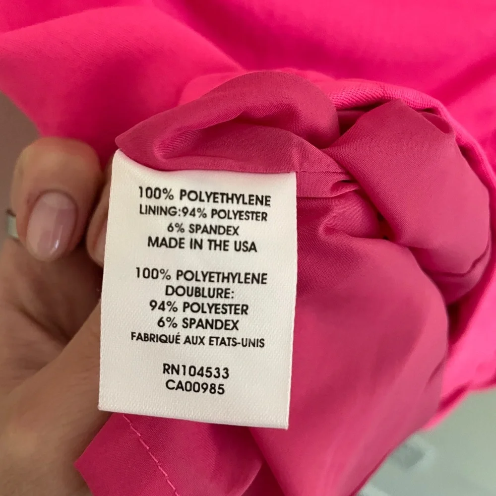 Nanette Lepore ruched hot pink mini skirt size 2 barbiecore